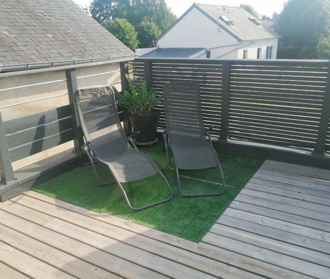 Gite La Terrasse Du 37 Breteil Экстерьер фото